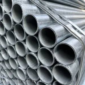 BS 1387 ASTM A53 a 500 Galvanized Steel Pipe Factory thumbnail-1