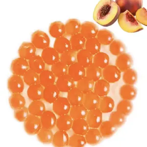 Bubble Tea Cup With Bubble Blends Fruity Pearls Burst Pop With Real Fruit Juice Popburst Bubble Boba Drink thumbnail-5