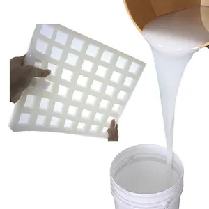 Food Grade Silicone Translucent Liquid Silicone High Quality Cake Chocolate Mold thumbnail-1