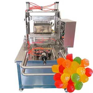 Moxin Small Semi-automatic Jelly Candy Vitamin Gummy Bear Candy Making Machine Soft Candy Mold Depositing Production Line thumbnail-1