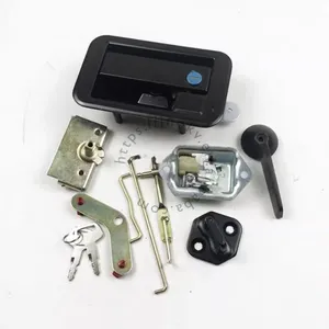 Original SANY Cabin Door Lock Latch Handle Kit | Stainless Steel Pestillo Puerta Cabina for SY75C SY215 Excavators thumbnail-1
