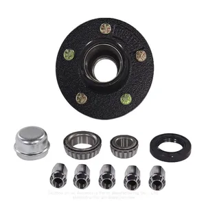 2000lb, 6‑Hole | Park Model RV, Boat Trailer, Utility Trailer Chassis Wheel Hub Unit, Spindle, Axle Assembly, Rubber Torsion Axle thumbnail-1