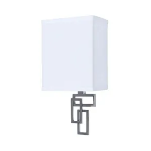 UL Certificated White Brussels Hotel Bedroom Light Headboard Nordic LED Lighting Luminous Lamp Wall Sconce thumbnail-2