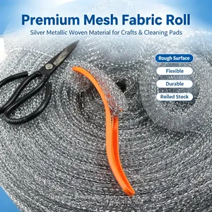 Hot‑Selling Galvanized Steel Wire Ball Round Mesh Metal Scourer for Daily Kitchen Washing Bulk thumbnail-2
