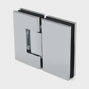 Metal Glass Hinge for Hotel Shower Enclosures thumbnail-1