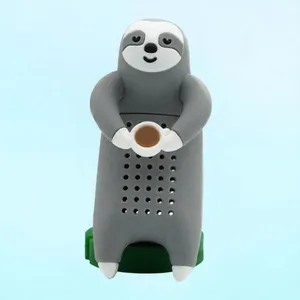 Silicone Bear Shape Tea Bag Filter Infuser Cute Tea Strainer Diffuse Coffee Spices Kitchen Gadget Coffee & Tea Tools 3-7 Days thumbnail-3