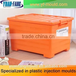 China Taizhou 718H Steel Single Cavity Plastic Turnover Box Mold/plastic Turnover Box Mould Supplier thumbnail-1