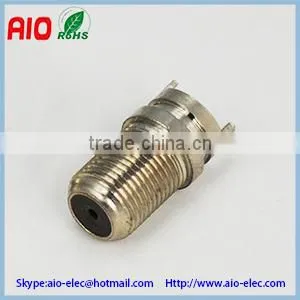 F Thru Hole Female Jack Bulkhead PCB Mount Jack Socket thumbnail-1