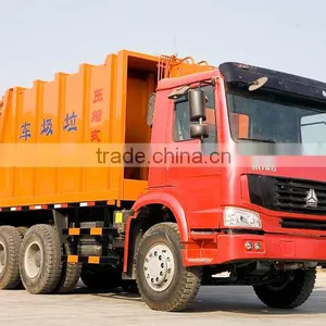 Howo 16CBM Compressed Garbage Dimensionscompactor Truck Made in China thumbnail-1