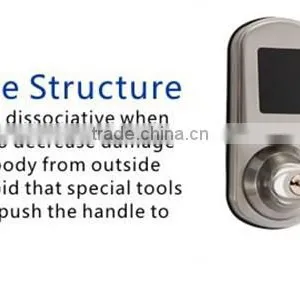 New Zinc Alloy Digital Electronic Smart Android Nfc Smartphone Lock thumbnail-3
