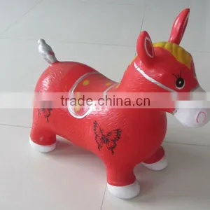 Jumping Animal Toy Horse With Pump thumbnail-1