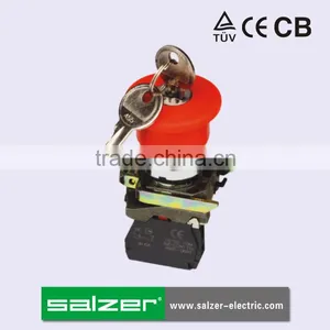 Salzer SA22-BS142 Mushroom Head Key Release Push Button thumbnail-1