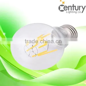 China Factory Price High Quality Indoor Lighting 360 Degree A60 A19 E27 E26 B22 6W Led Filament Bulbs thumbnail-1