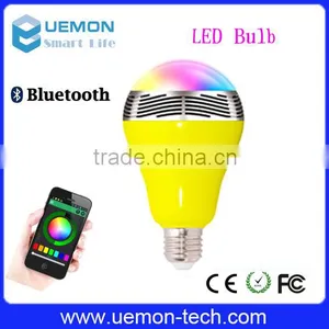 Changeable Colour E27 Led Bulb Lamp Bluetooth Speaker With Remote Control thumbnail-4