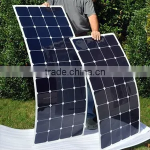 Monocrystalline Silicon High Efficiency Semi Flexible Solar Panel thumbnail-1
