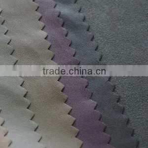 100% Polyester Suede Synthetic pu Leather Fabric thumbnail-5