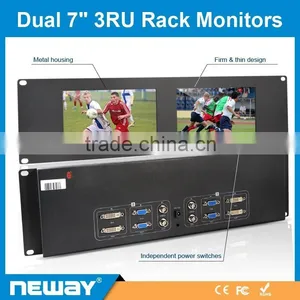 High Quality Dual 7" High Resolution 800*480 LCD Display thumbnail-1