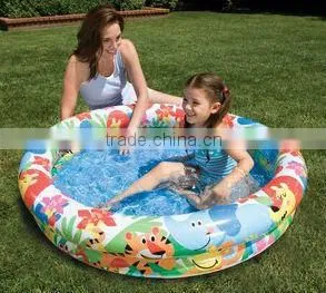 Two-Ring Inflatable Pool thumbnail-1