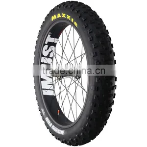 China Fatbike Wheel 26er Carbon Fat Bike Wheels 90mm Width With Maxxis Tire 26*4.8mm 2 Years Warranty thumbnail-3