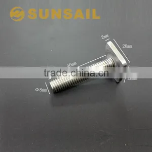 Sunsail 304 Stainless Steel T Track Adapter Bolts thumbnail-1