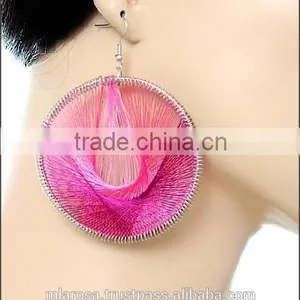 ROUND DREAM CATCHER EARRINGS thumbnail-1