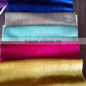 Wholesale Shiny Warp Knitting Italian Velvet Sofa Fabric For Home Textile Decoration thumbnail-5