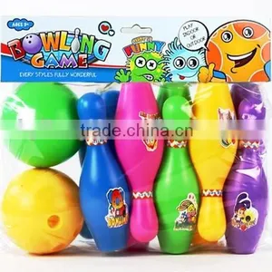19cm Bowling Set Toy for Kids With 10 Bottles and 2 Balls thumbnail-6