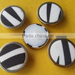 Metal Ring Fabric Covered Shank Button -- F1522 thumbnail-3