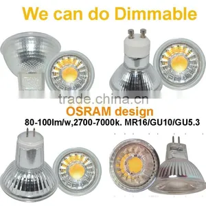 Crystal Led Spotlight Mr16 AC90-130V 185-260V Quartz Glass 5w Cob Led Spot Light thumbnail-5