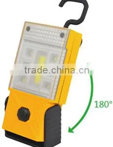 6SMD+1LED+1COB Portable Flashlight Flexible Super Bright Work Light thumbnail-2