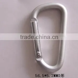 ALUMINUM SNAP HOOK D TYPE WITH PIN BT-248 thumbnail-3