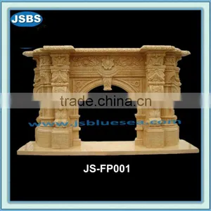Natural Marble Large Interior Fireplace Surround thumbnail-1