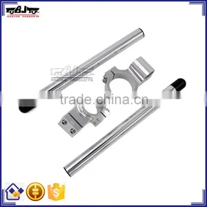 BJ-COHB-037B Top Quality CNC Aluminum 37mm Raiser Sportbike Clip On Handle Bar For Honda CBR250R thumbnail-1