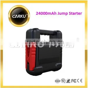 Carku Multifunction Reverse Protection 12V 24V Gasoline Diesel Car Jump Starter Electric Power Booster thumbnail-1
