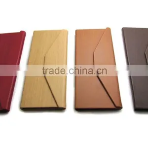 Handmade Glasses Cases/ Imitation Wooden Grain PU Cases thumbnail-2