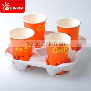 Coffee Paper Cup Holder, Disposable Paper Cup Holder thumbnail-2