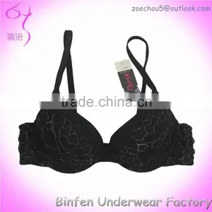 Lace Wing Popular Style Sexy Mature Push Up Bra thumbnail-1