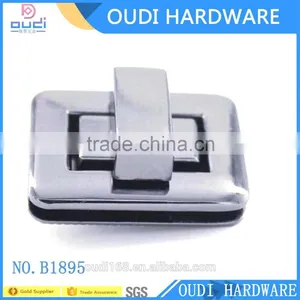 High Quality Metal Decorate Handbag Accessories Metal Bag Turn Lock thumbnail-1