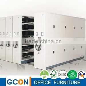 Mobile Steel Hand-push Floating Mass Shelves thumbnail-1