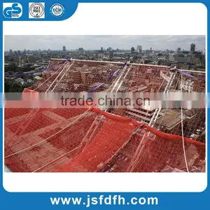 Red Color Nylon or Polyester Construction Safety Net thumbnail-3