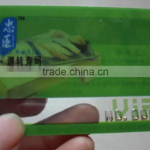 Die Cut Frosted Pvc Clear Transparent Card thumbnail-4