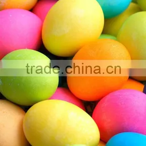 COLORFUL PAINTED PLASTIC EASTER EGG/CANDY CAN BE HELD IN. thumbnail-3