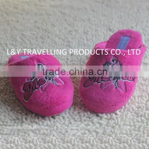 Meow Embroidered Coral Fleece Women Indoor Slippers thumbnail-3