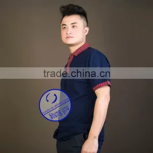 Short Sleeve Wholesale High Quality Custom Mens Polo t Shirt thumbnail-2