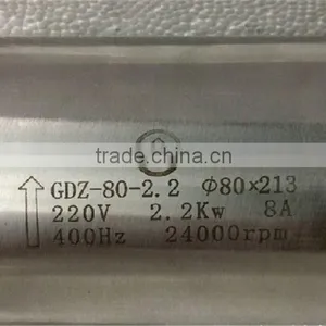 GDZ80-2.2 Toauto 24000rpm 2.2kw Spindle Motor for Cnc Milling Engraving Woodworking Advertising Machine thumbnail-3