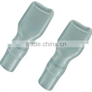 Transparent Soft PVC Insulation Connector Sleeve for Spade Connector 4.8 mm 0.2" thumbnail-1