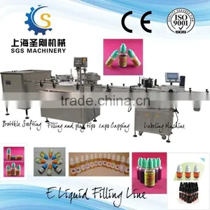 30-50Bottles/min Full Automatic E-liquid Filling Machine thumbnail-5