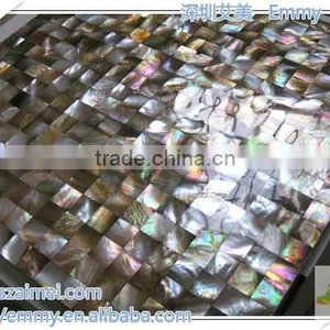 Browm Mother of Pearl Mosaic Tile Shell Mosaic Wall Tile Wall Panel thumbnail-5