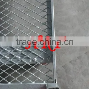 Iron Mesh Material Push Flower Cart Garden Tool Cart TC032 thumbnail-4