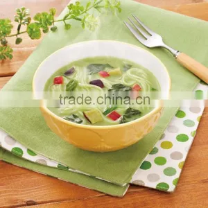 Japanese Thin Noodle Soup Cafe-style Thin Noodle Green Curry Soup With Green-yellow Vegetables 17.5g thumbnail-1